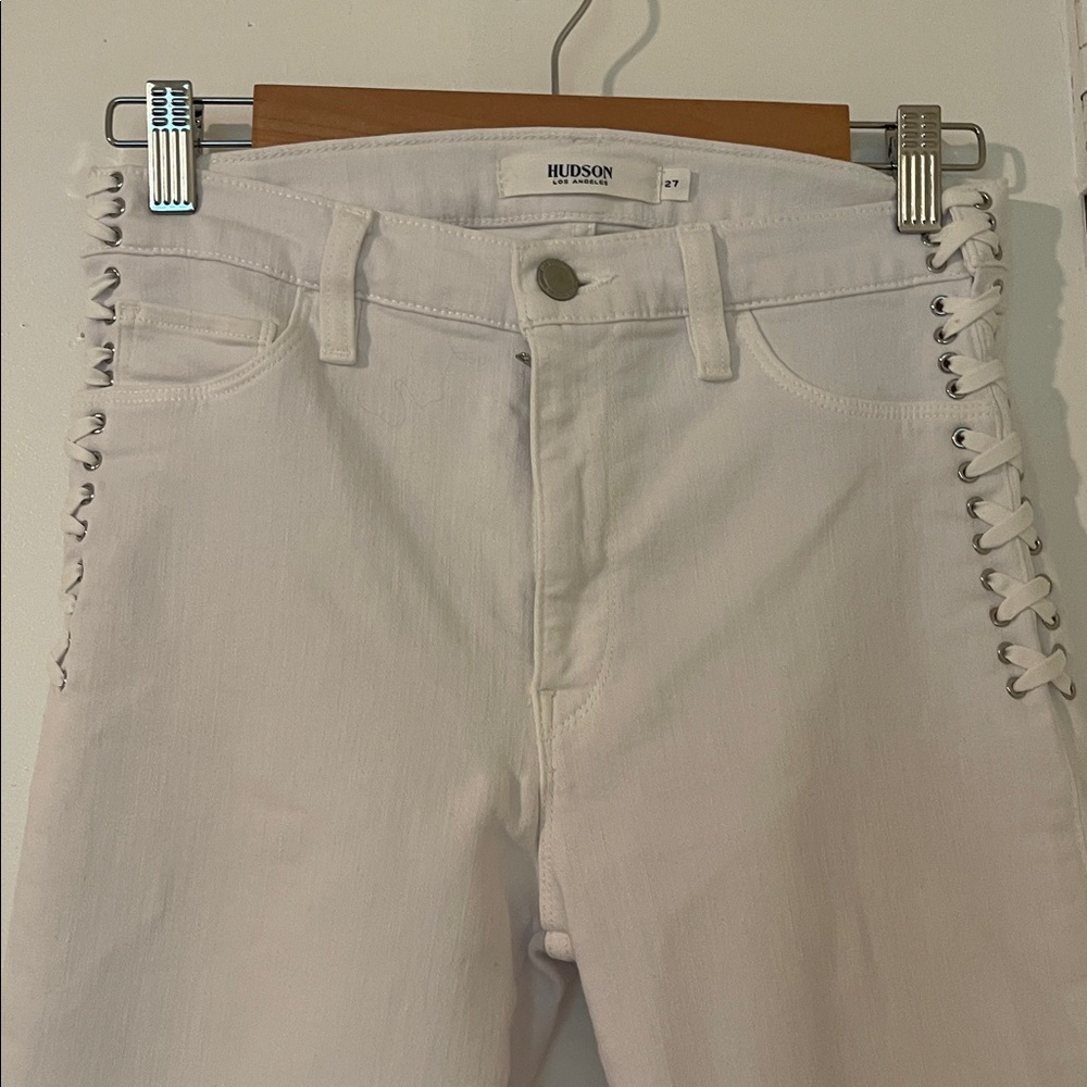 Hudson Jeans White Denim